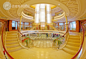 Cruise Lobby on President No.7 cruise ship