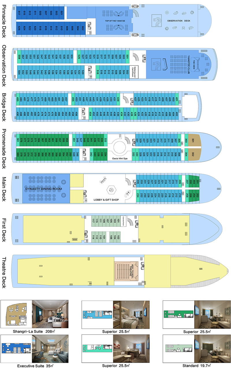 Victoria Sabrina Deck Plan