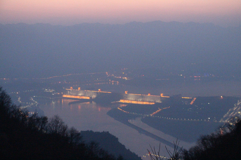 Three Gorges Dam from Yellow Ox Peak